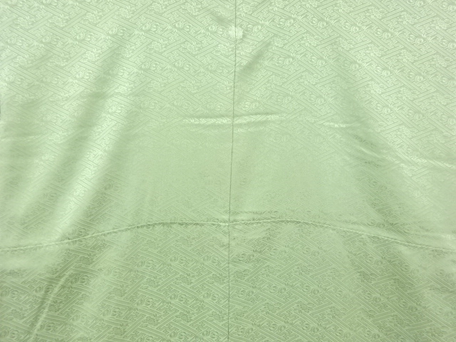  リサイクル　金彩松梅模様刺繍一つ紋色留袖(比翼付き)